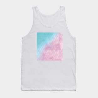 Watercolor Mosaic Design Tank Top